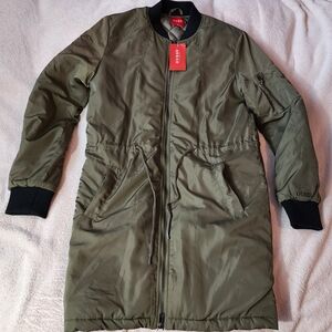 Guess Green Bomber Jacket Extra Small NWT